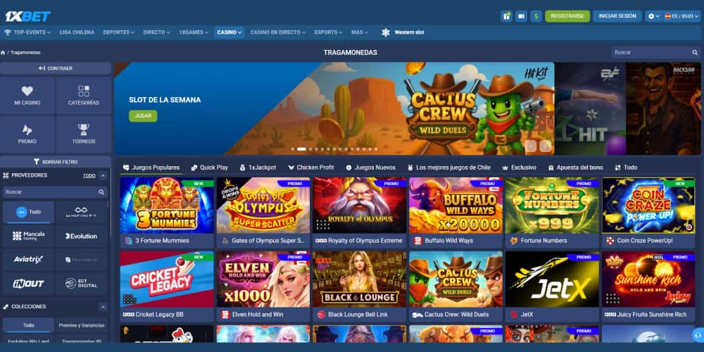 1xBet casino aplicaciones