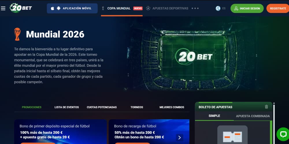 20Bet torneos y pronósticos