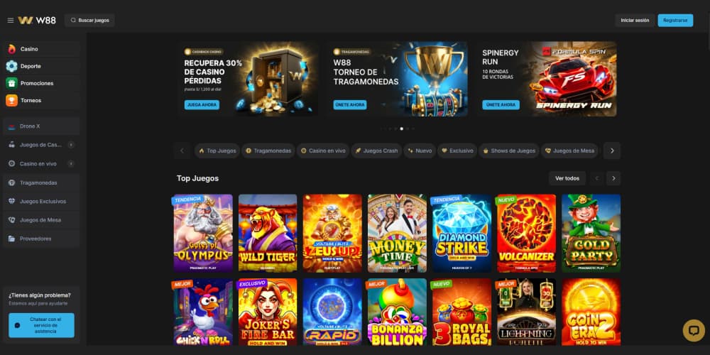 w88 mesas y juegos